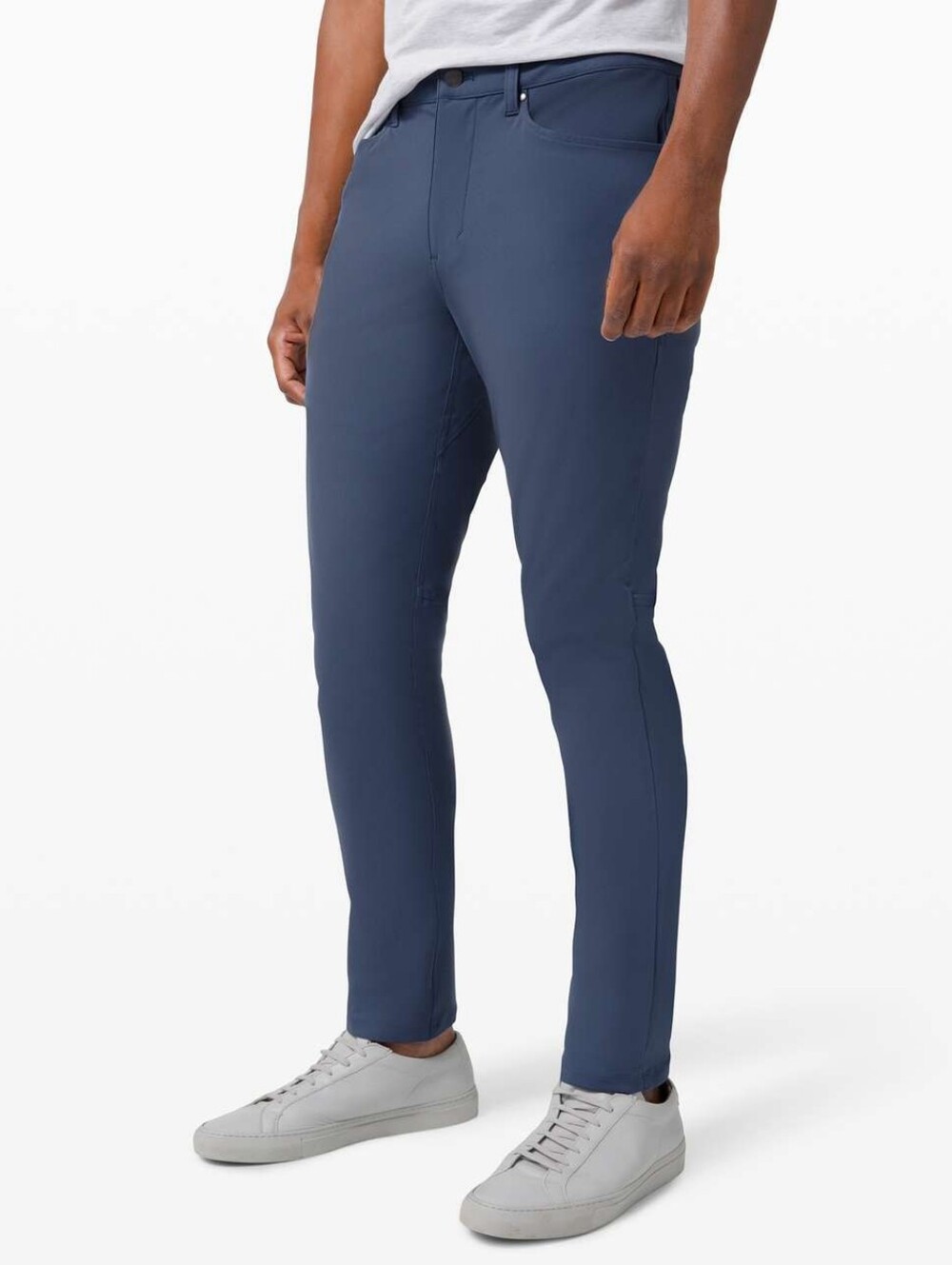Lululemon Men ABC Pant Slim 32 Warpstreme Blue Performance Chino